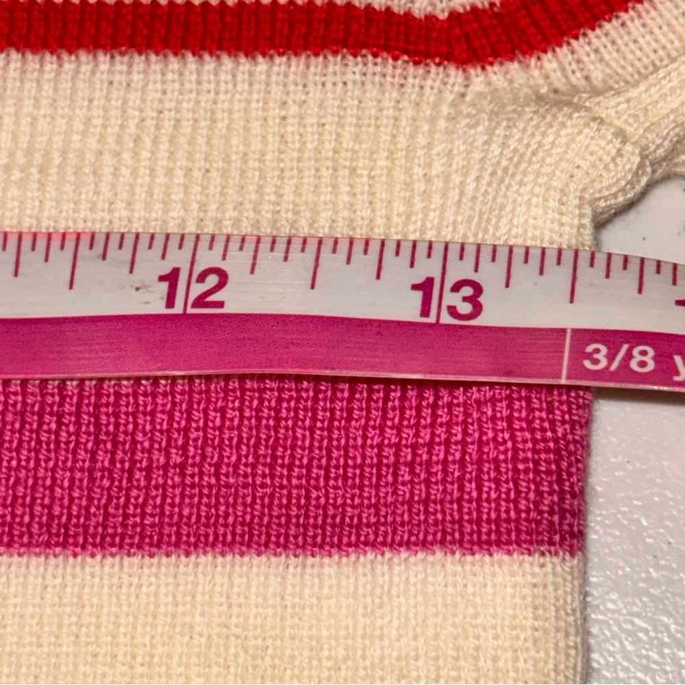Frances Valentine Marie Merino Wool Striped Sweater - Picture 12 of 15